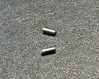 2 INSERTS Surgical Steel Body Piercing Jewelry: 1.2mm Internal Thread Adapters