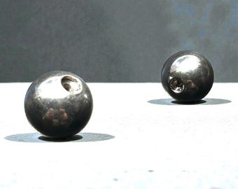 Surgical Steel Ball Ends (1 or Set of 2) 14g-4g Barbell Piercing 8mm 10mm