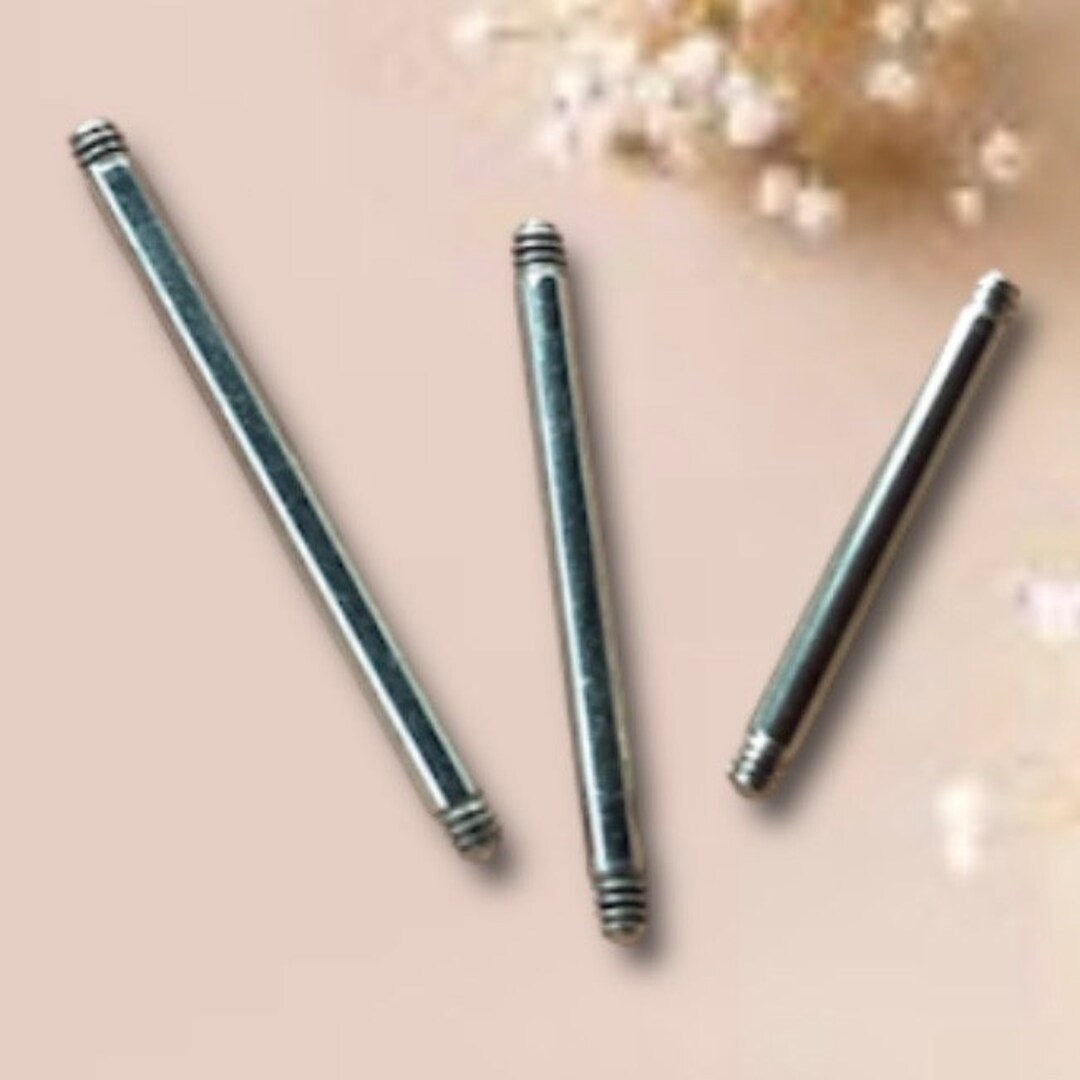 12g External Thread Barbells - Nipple VCH Hood Tongue Bridge Nose 1/2 ...