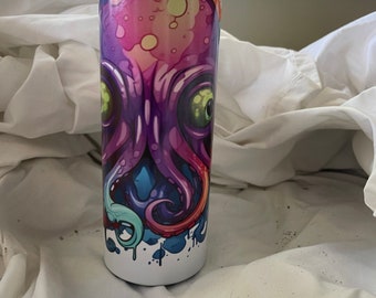 Farbwechsel Glow in the Dark Becher mit Oktopus