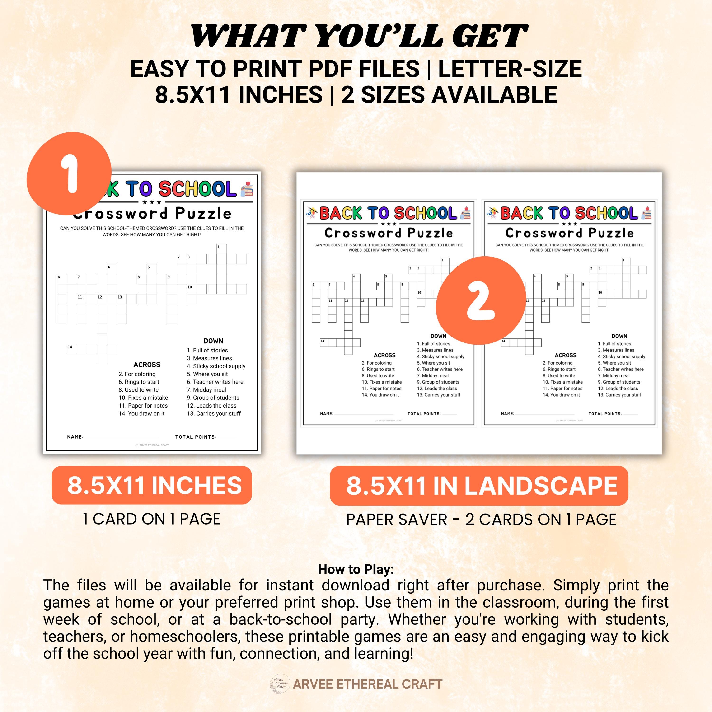 Back to School Games Bundle, Printable Classroom Games, Teacher Student ...