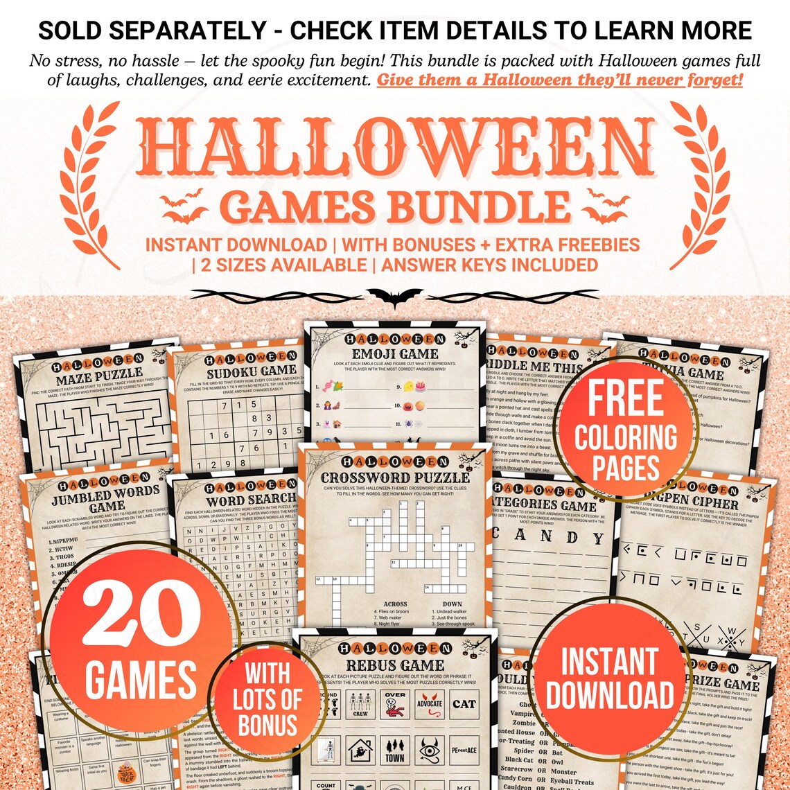 Printable Halloween Monster Math Game, Math Problems, Math Challenge ...