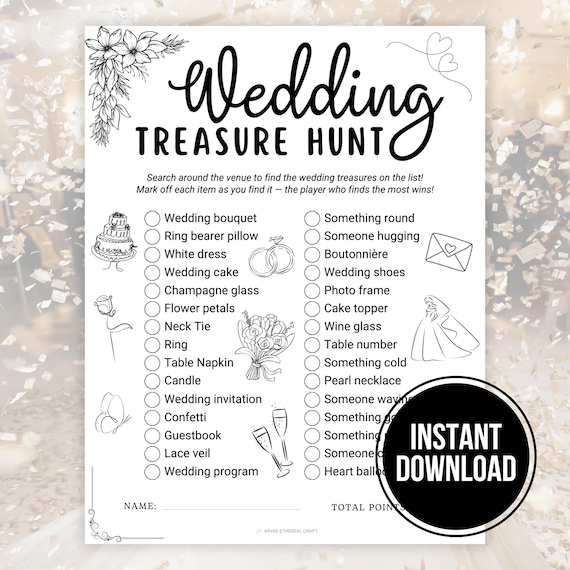 Wedding Treasure Hunt