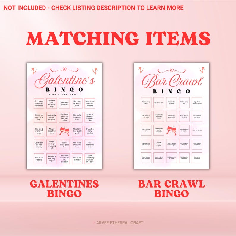 An Etsy image listing photo featuring Left Right Game, Pass The Prize Gift Present Game, Printable Friendsgiving Galentines Ladies Night Sleepover Slumber Party Girls Night Games for a digital product for sale by Arvee Ethereal Craft.