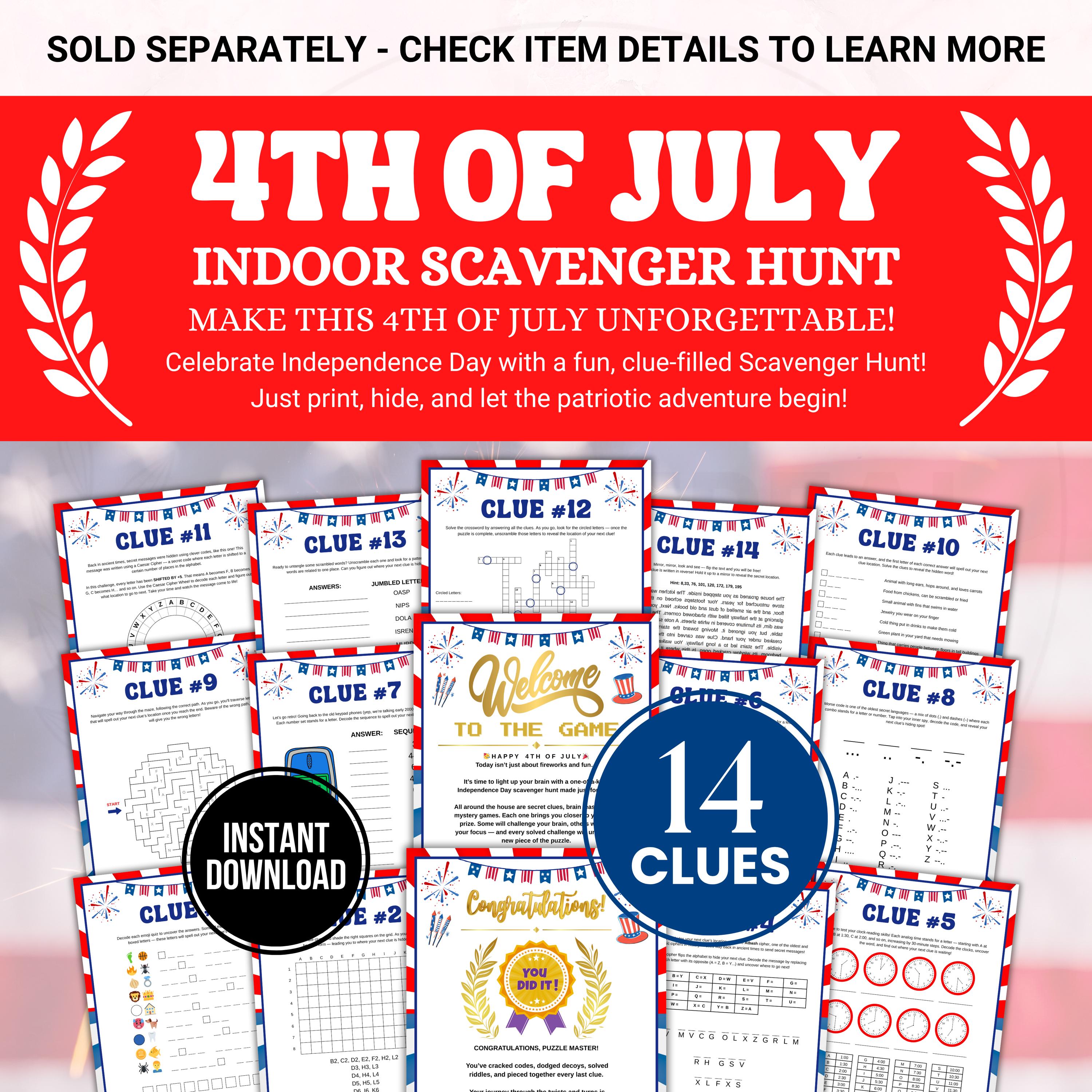 4th of July Mad Libs Game, Printable Funny Story Time, Independence Day ...