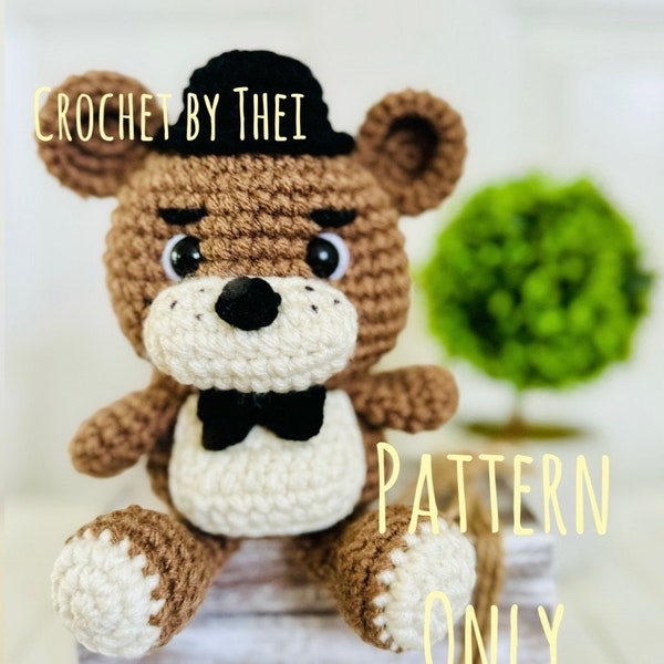 Freddy Fazbear Crochet Pattern Etsy