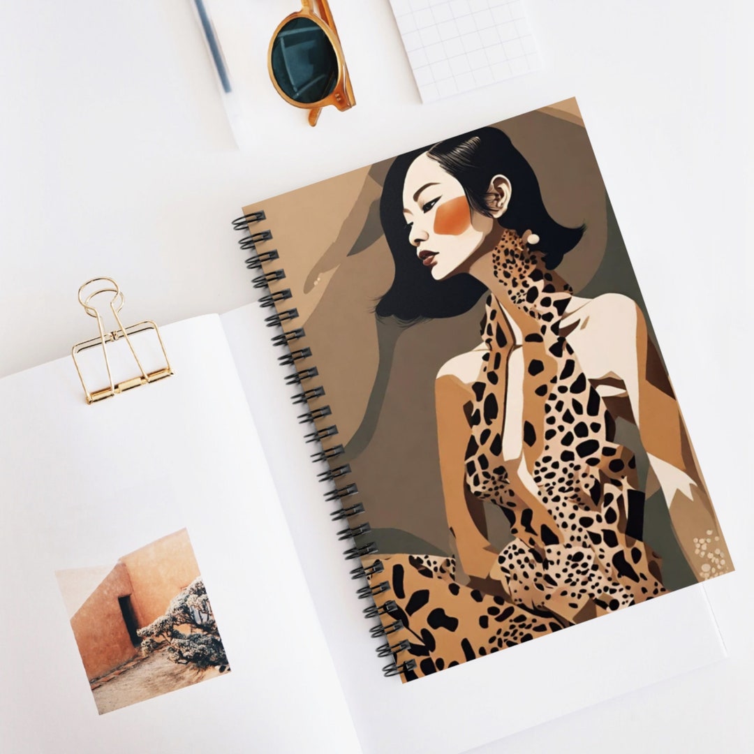 Asian Woman Notebook, Asian Girl Journal, Woman Artist Journal, Animal ...