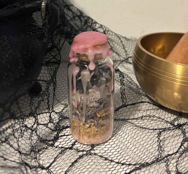 Anti Anxiety Spell Kit – Votive Candle & Bath Magic – Wicca Spells/Charms – Handmade