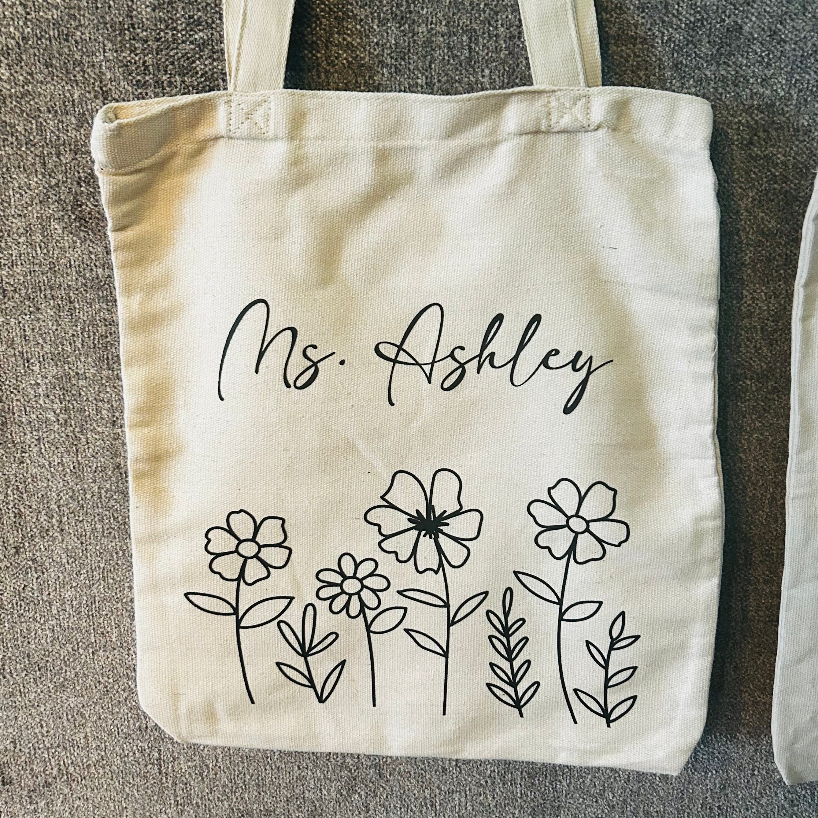 Teacher Tote Bag | Teacher Appreciation Gift | Canvas Tote Shopping Bag ...
