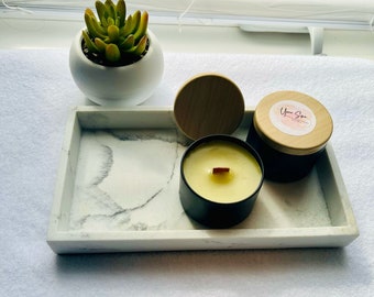 Bougie à l'huile de massage Bougie pour le corps parfumée aux fleurs de cerisier du Japon, cadeau d'aromathérapie naturelle relaxante