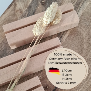 hochwertiger Kartenhalter aus Holz | 100% made in Germany | Postkartenhalter | Kartenleiste | Fotohalter | Tischdeko für Hochzeit