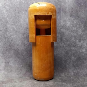 Harumasa Tanaka - Large Creative Kokeshi Doll, Vintage Wooden Sosaku Kokeshi, Hand Made Folk Art From Japan