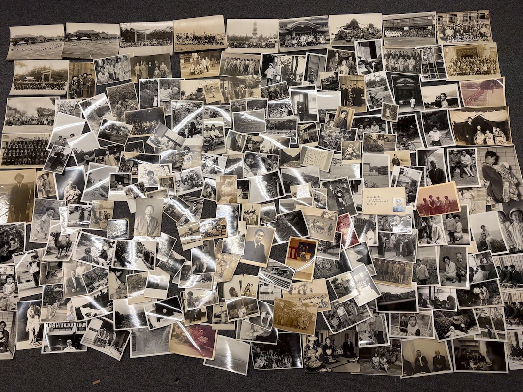 200 Vintage Photographs, Assorted Black and White Photograph Collection ...