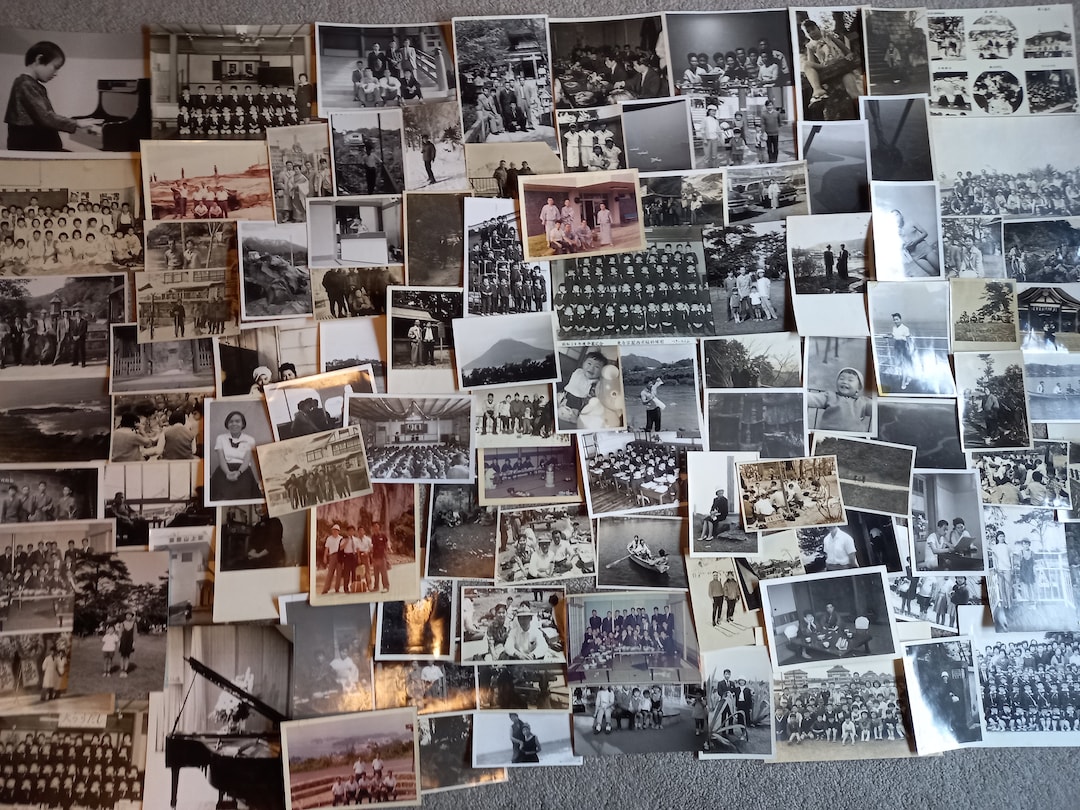100 Vintage Photographs, Assorted Black and White Photograph Collection ...