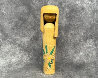 小林伊之助こけし (36 cm/14.2 インチ)、ヴィンテージ日本の