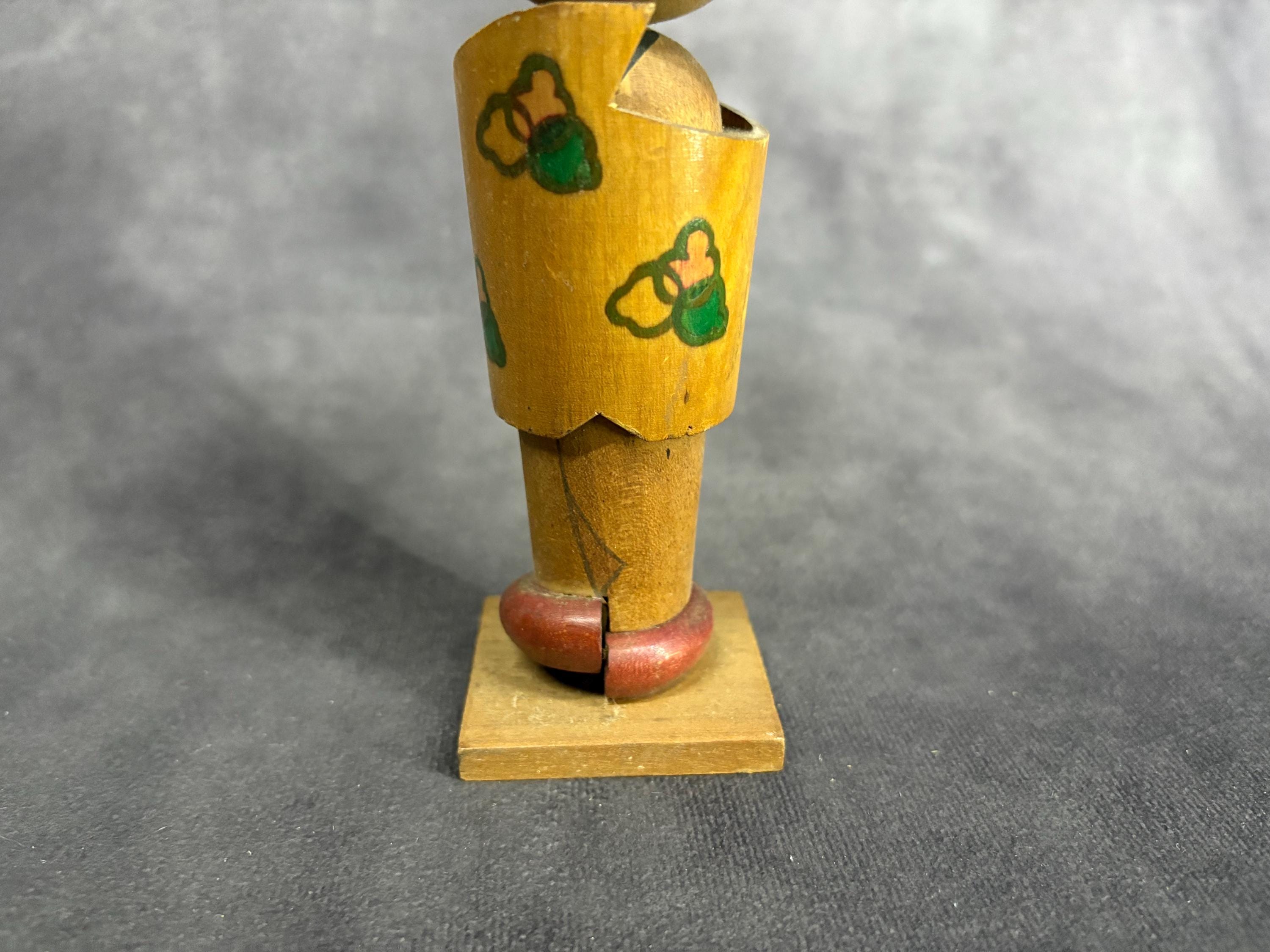 山川 勇 いさむ isamu 創作 こけし レトロ 可愛い kokeshi 人形 山川勇創作こけし、ヴィンテージ木製創作こけし、日本の手作り民芸品