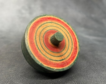 Vintage Koma, Japanese Handcrafted Wooden Spinning Top - Etsy