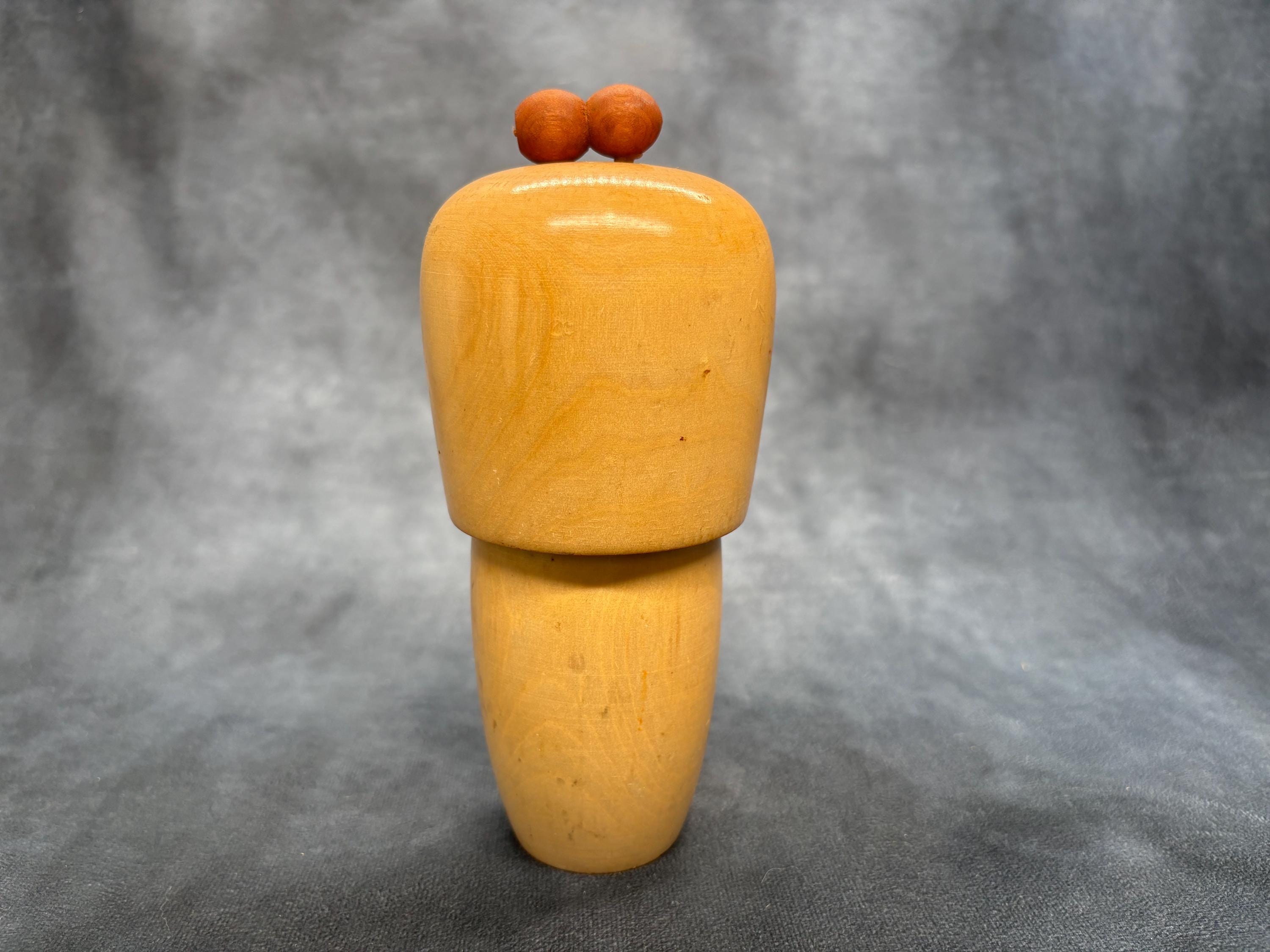 田中虎杖こけし、ヴィンテージ木製創作こけし、日本の手作り民芸品