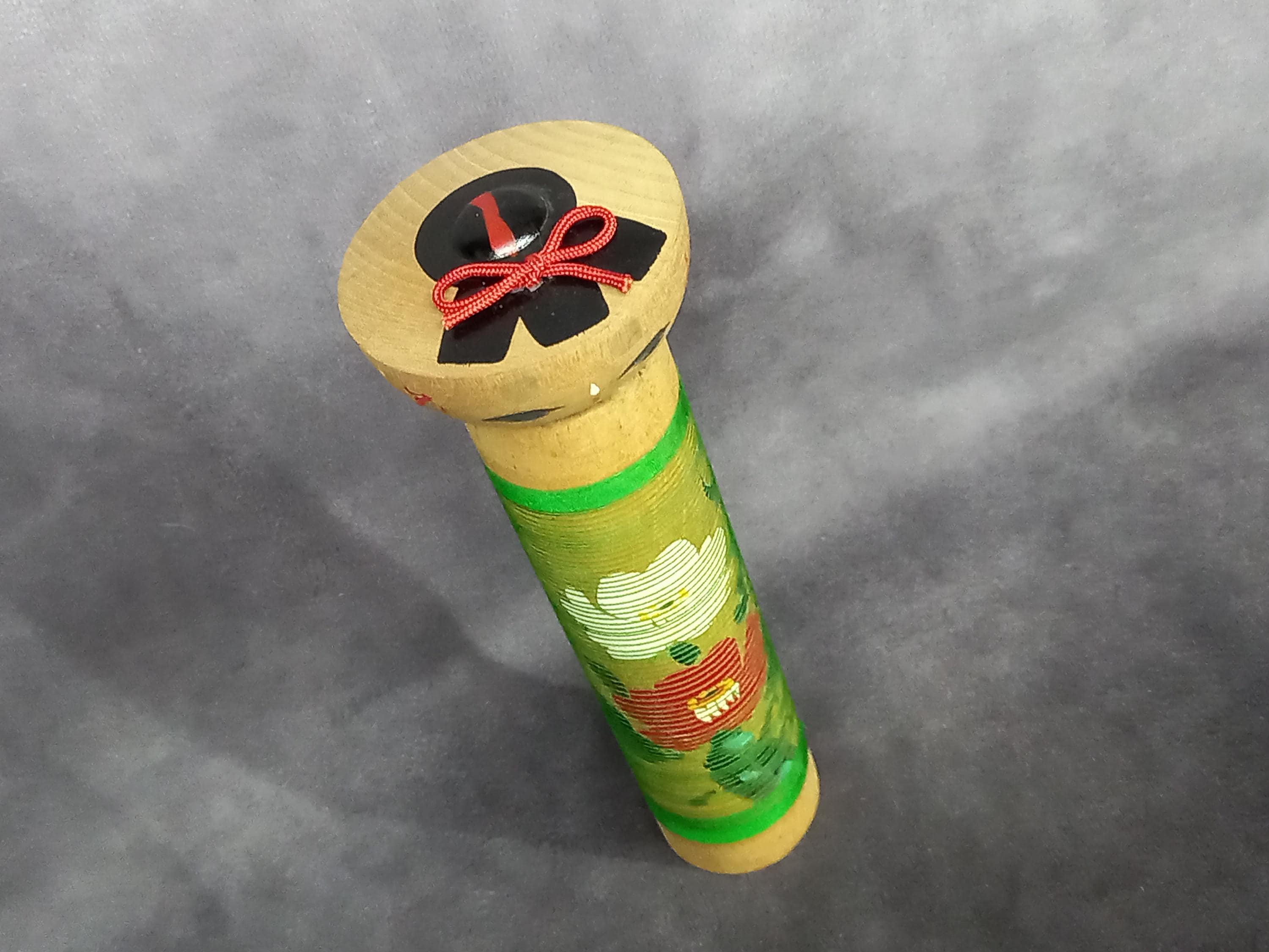 クリエイティブなこけし人形、ヴィンテージ木製創作こけし、日本製の 