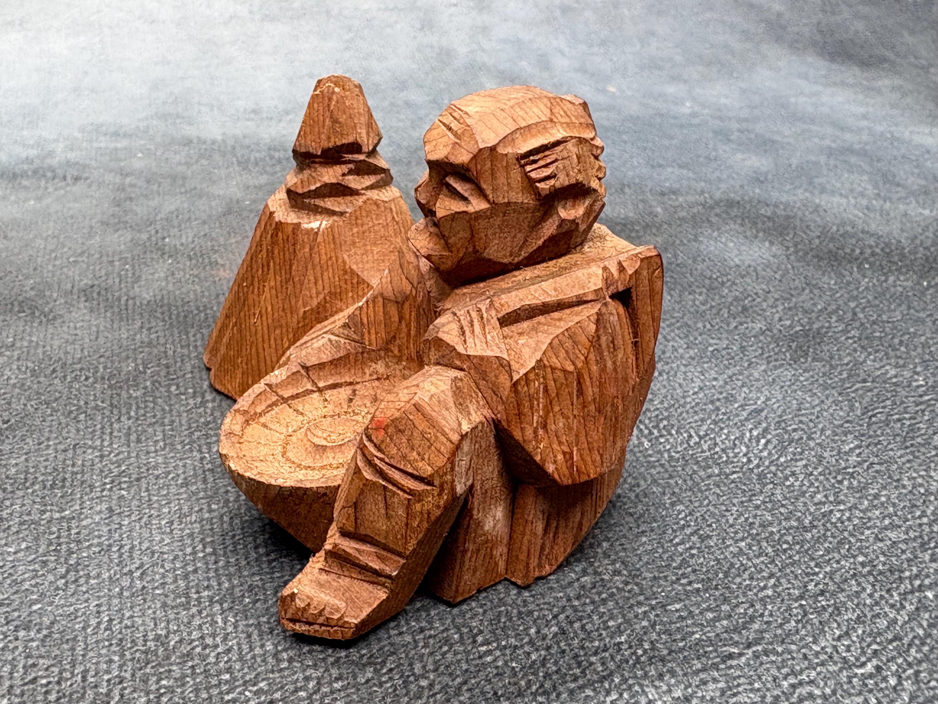 日本の手彫りの木製人形、手作りの民芸品 - Etsy 日本