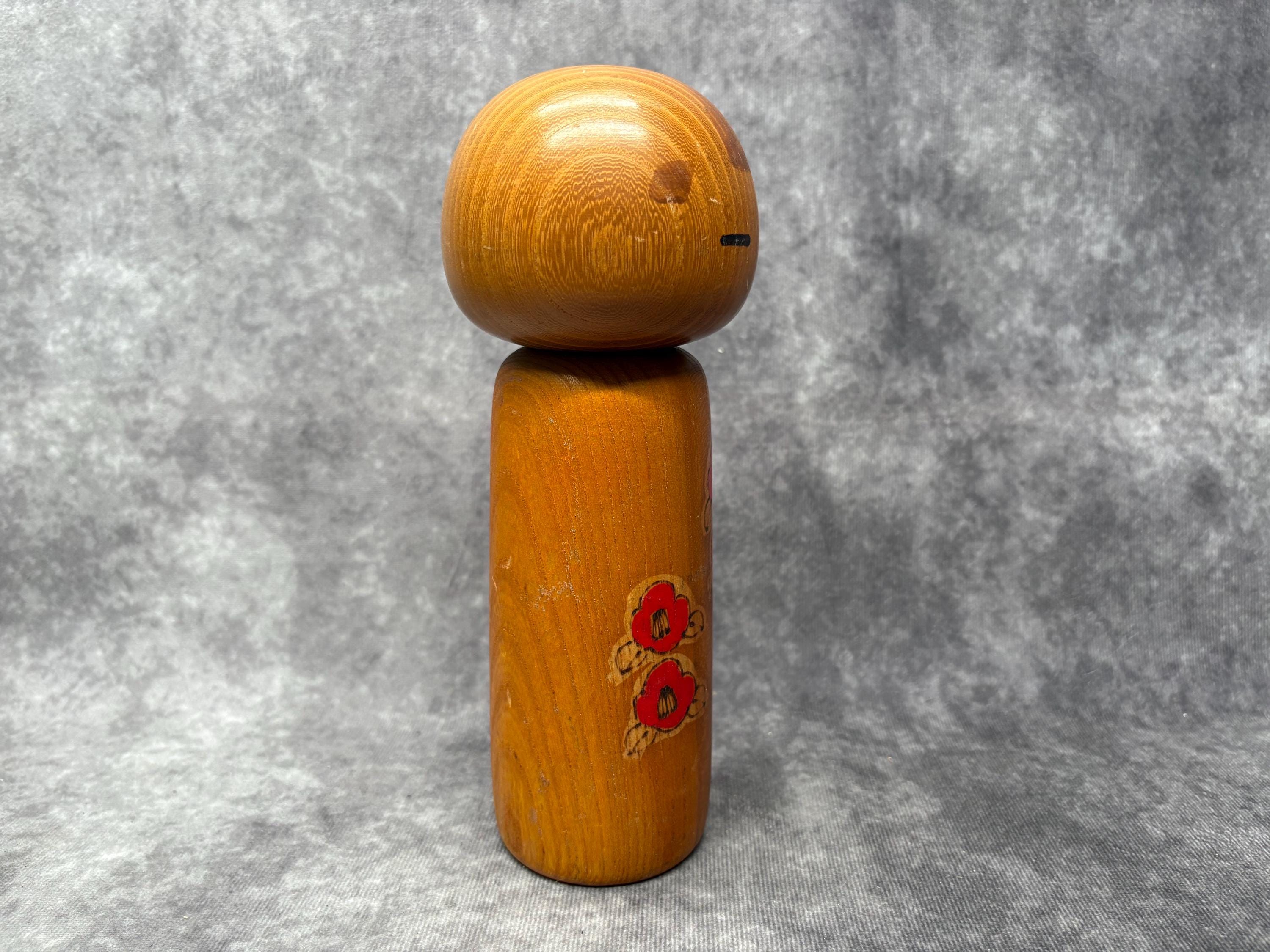 関口東亜こけし、ヴィンテージ木製創作こけし、日本の手作り民芸品