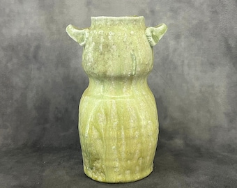 Japanische Studio Keramik Vase, Mashiko Studio um 1970 japanische Wabi Sabi Vase