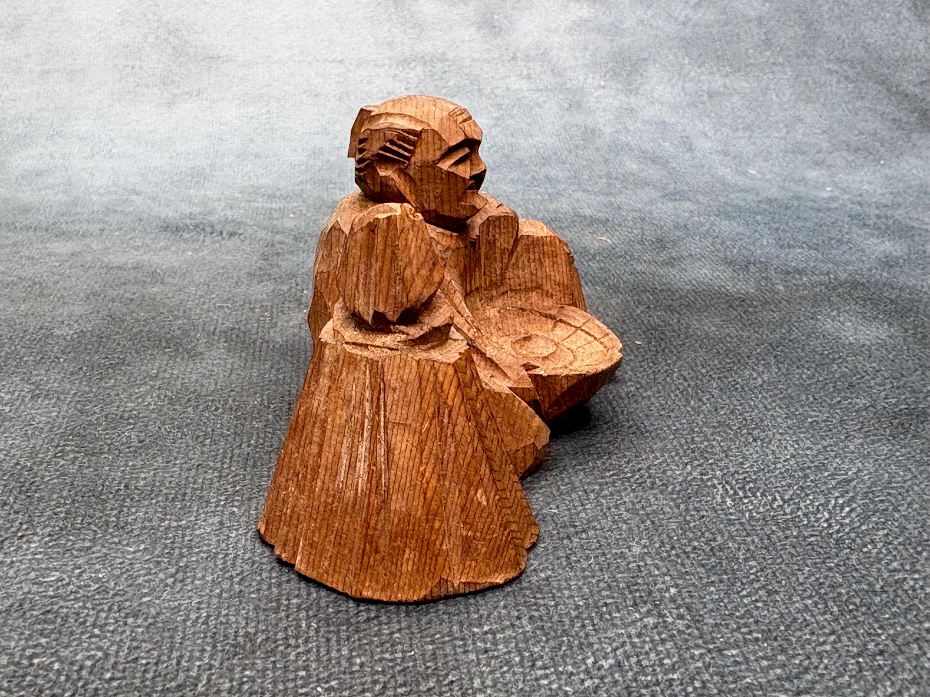 日本の手彫りの木製人形、手作りの民芸品 - Etsy 日本