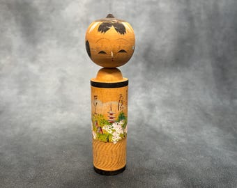 名匠によるこけし人形 3体セット ヴィンテージ 日本製 手作り 芸術的
