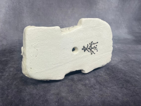 Vintage Porcelain Ram, Hand Made Japanese Porcelain Ram