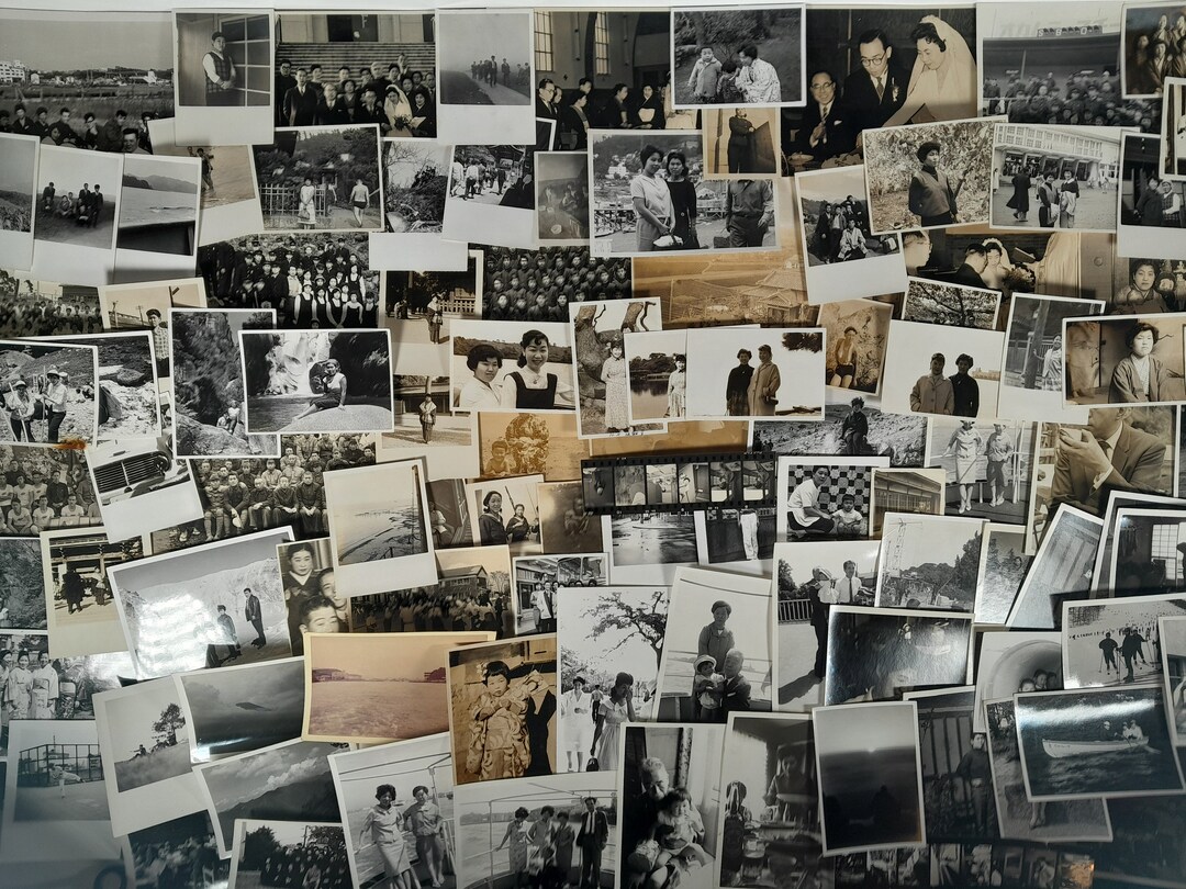 100 Vintage Photographs, Assorted Black and White Photograph Collection ...