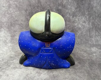1点物 face oka ×shinkownsuke undworldtour Vintage Fukusuke Doll, Symbol of Good Fortune in Business