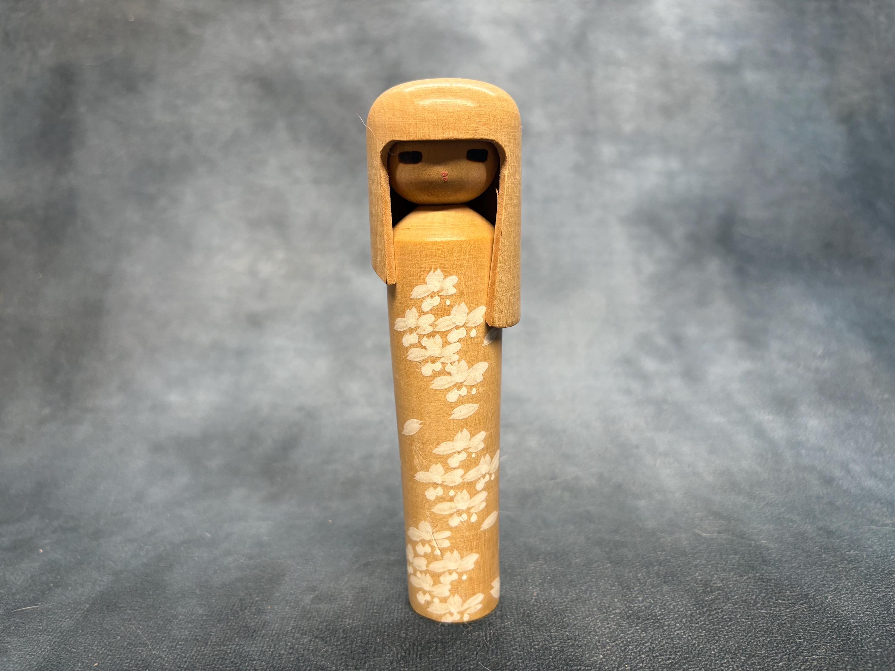Rare Miyajima Muhitsu宮島無筆作11cm/485g創作こけし Rare Miyajima Muhitsu宮島無筆作11cm/485g創作こけし Rare Miyajima