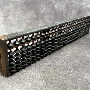 Large Antique Japanese Soroban Wooden Abacus 27 Row