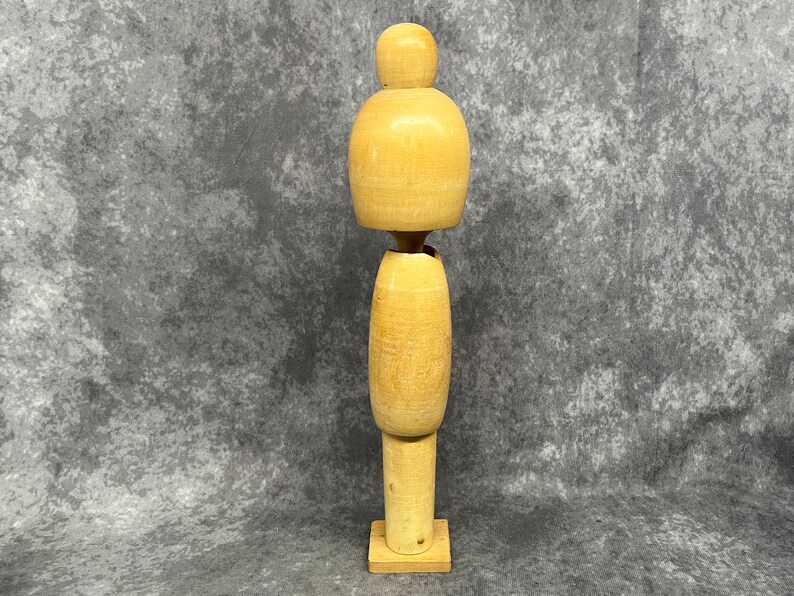 Creative Kokeshi Doll, Vintage Wooden Sosaku Kokeshi, Hand Made Folk