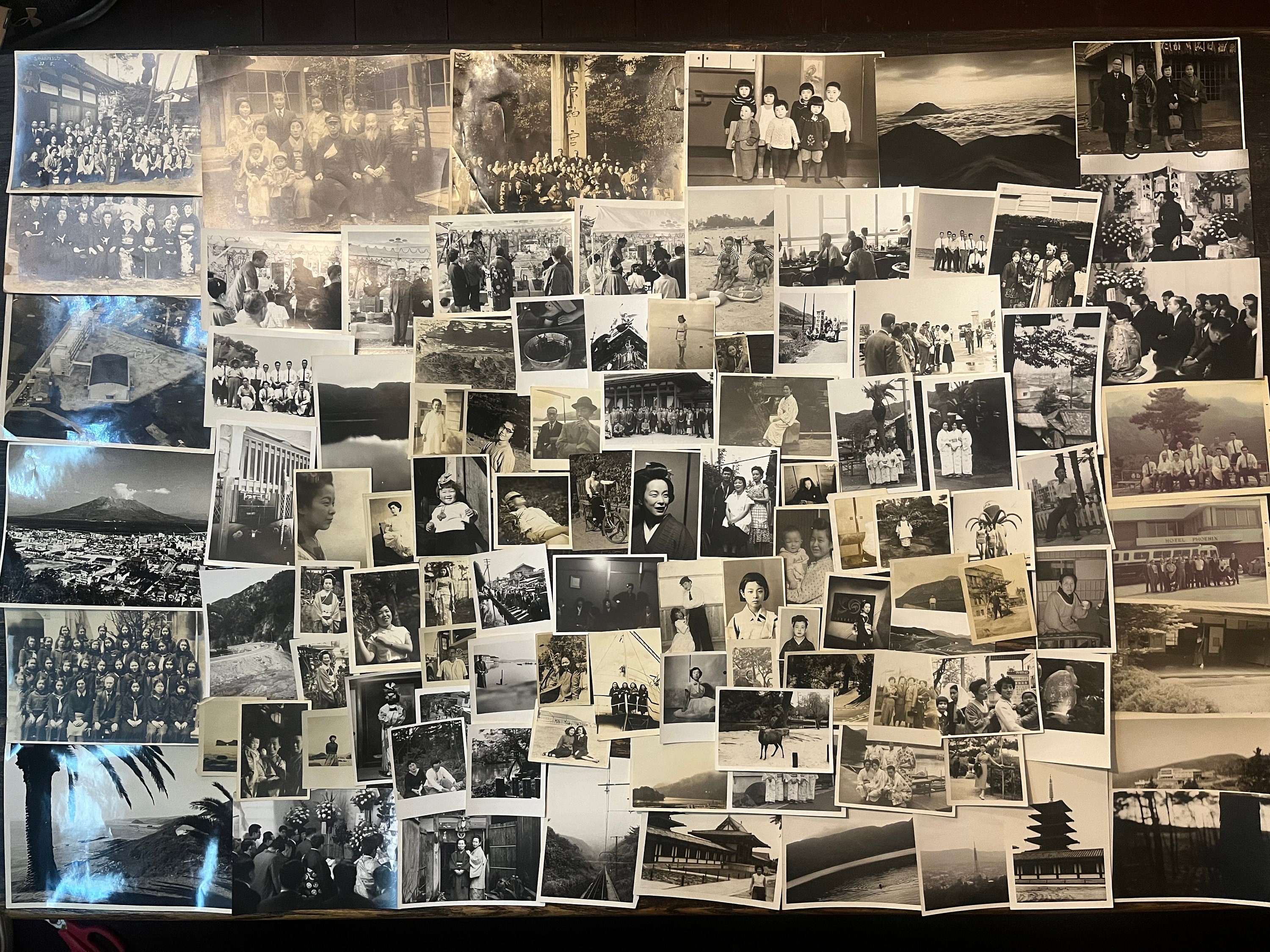100 Vintage Photographs, Assorted Black and White Photograph Collection ...