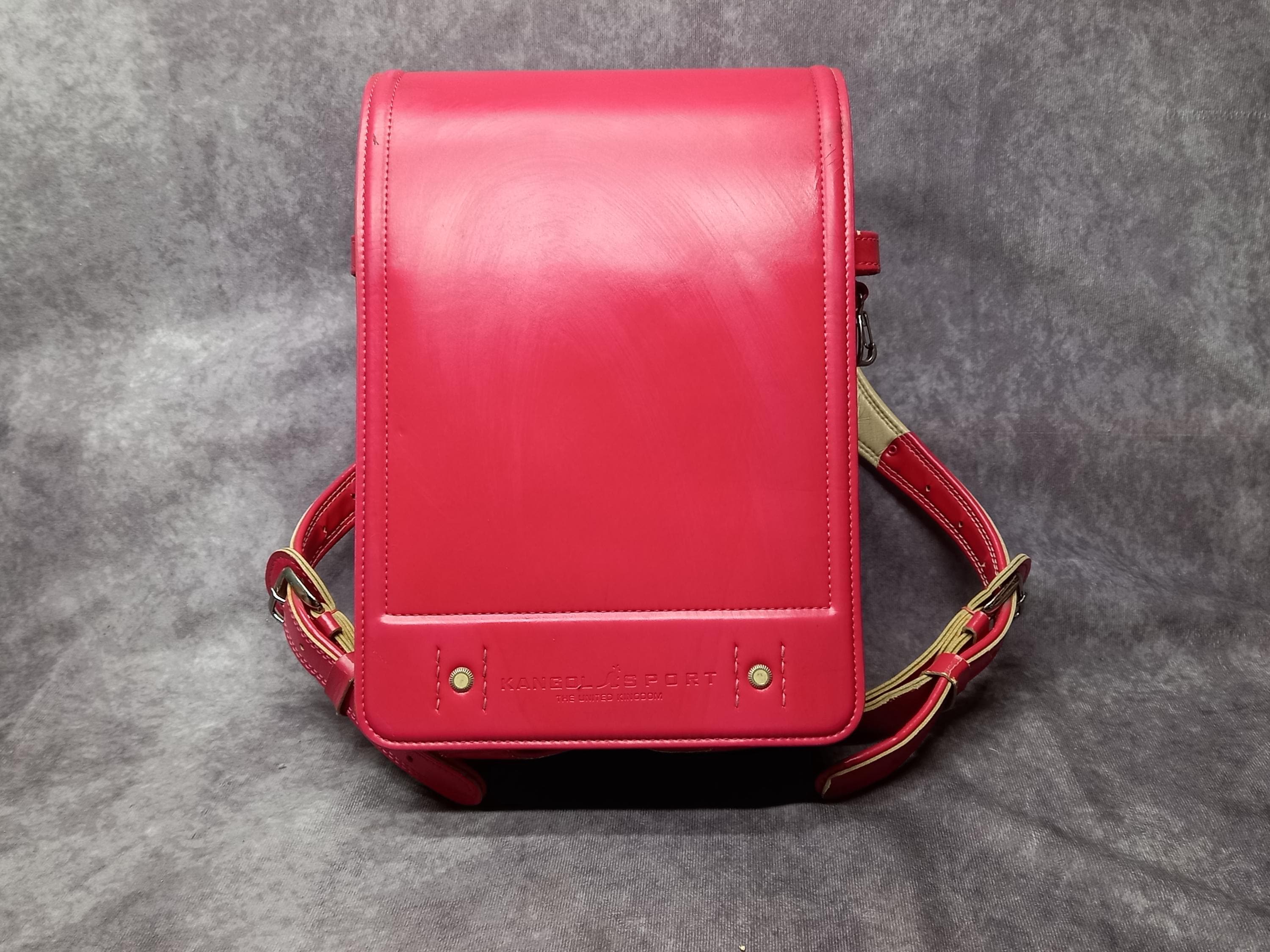Randoseru Backpack, Pink Japanese Tight Stitch Randoseru Bag, Pink
