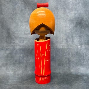 Vintage TAKEDA Masashi Creative Kokeshi Doll 25cm / 9.8