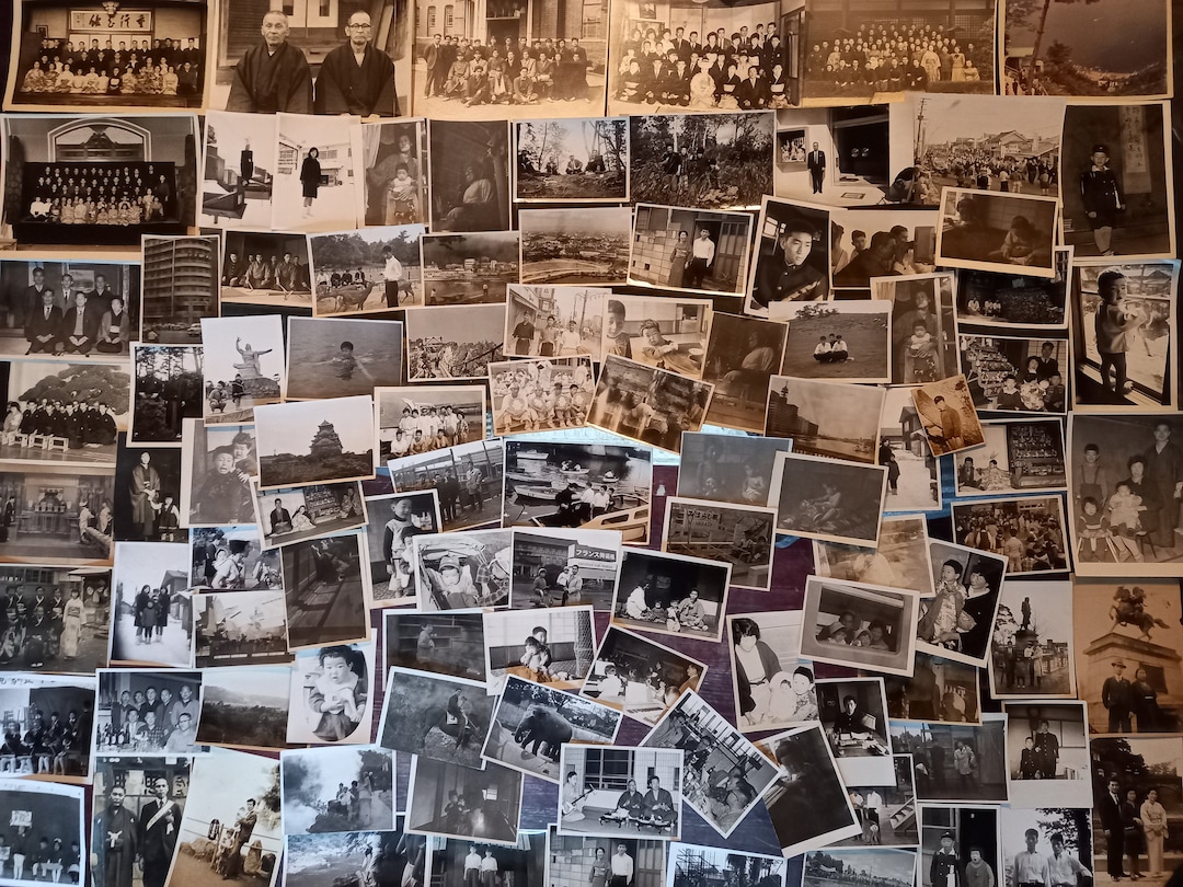 100 Vintage Photographs, Assorted Black and White Photograph Collection ...