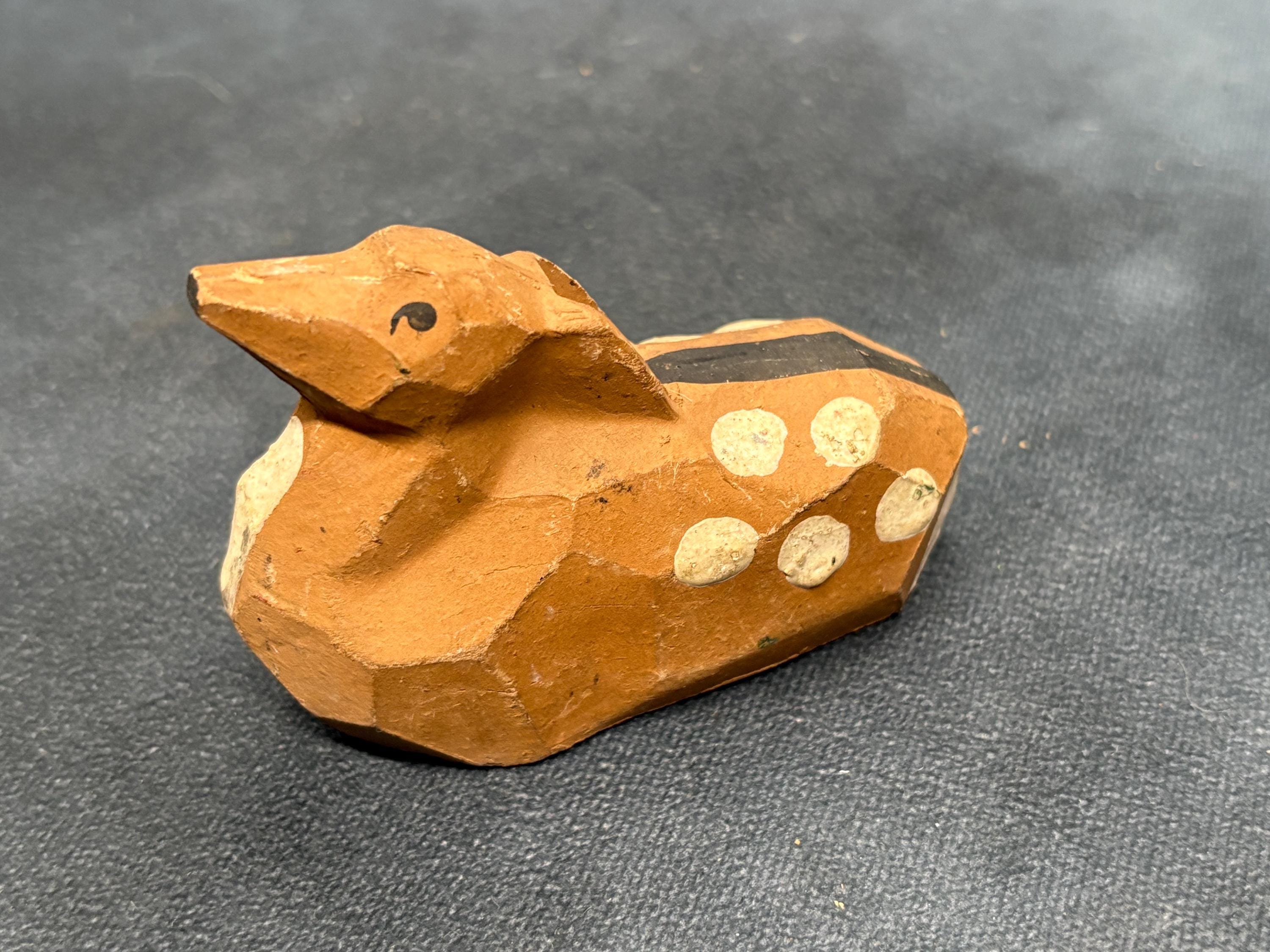 Japanese Folk Art Deer – Narae-en Studio Pottery (c.1950s–70s