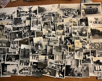 100 fotografías antiguas, colección variada de fotografías en blanco y negro, fotografías japonesas antiguas de varios temas alrededor de los años 1950-70