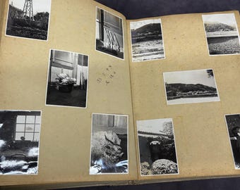 1950年代の写真アルバム 102枚の写真、日本の写真白黒、詳細記録