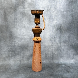 Vintage Kuronbo Japanese Doll, Wooden Kokeshi type doll, Hand Made Folk Art From Japan