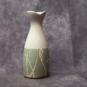 Sake Bottle Vintage Japanese Sake Bottle, Japanese Porcelain Saki Jug, Studio Pottery