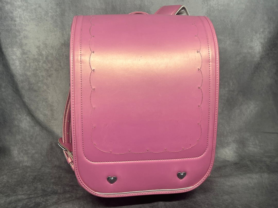 Randoseru Backpack, Pearlescent Pink Japanese Tight Stitch