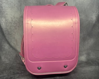 Randoseru Backpack, Pearlescent Pink Japanese Tight Stitch
