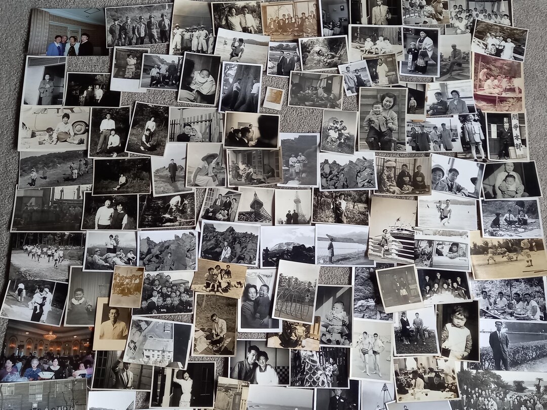 100 Vintage Photographs, Assorted Black and White Photograph Collection ...
