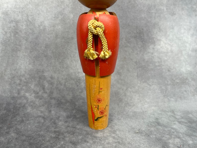 Creative Kokeshi Doll, Vintage Wooden Sosaku Kokeshi, Hand Made Folk