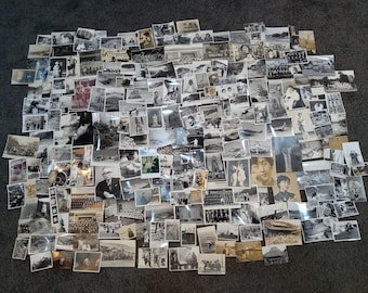 Colección de 200 fotografías antiguas en blanco y negro, fotografías japonesas antiguas de diversos temas, circa 1950-1970