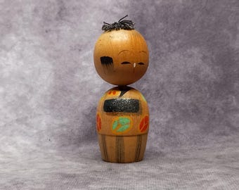 ミニチュアこけし15体　木製　手作り　首振りこけし　最小1センチ　昭和30年代 il_340x270.6609681838_layl.jpg