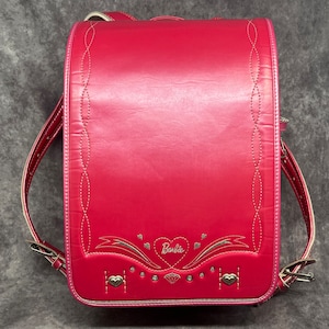 Sac à dos Randoseru, sac Barbie rose vif, sac Randoseru japonais à points serrés, cartable japonais rose